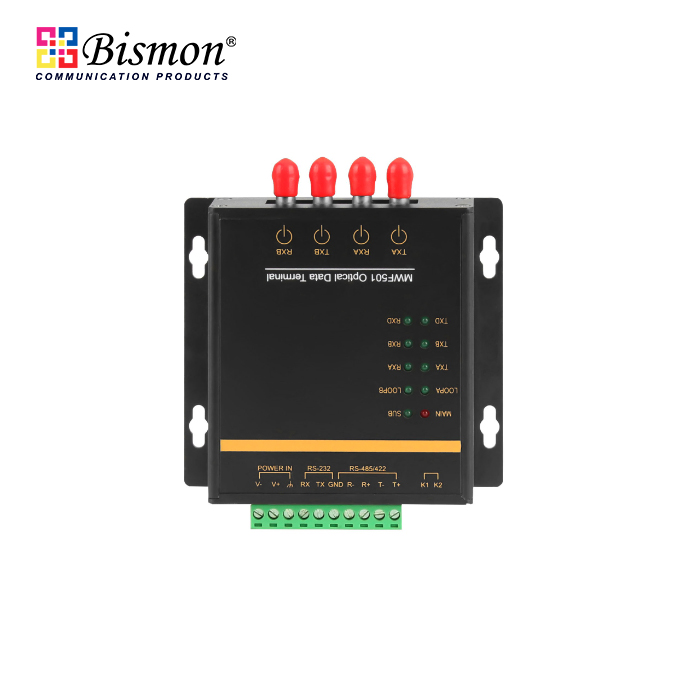 Dual-Ring-RS232-485-422-Serial-to-Fiber-Single-mode-20km-Ring-converter-modem